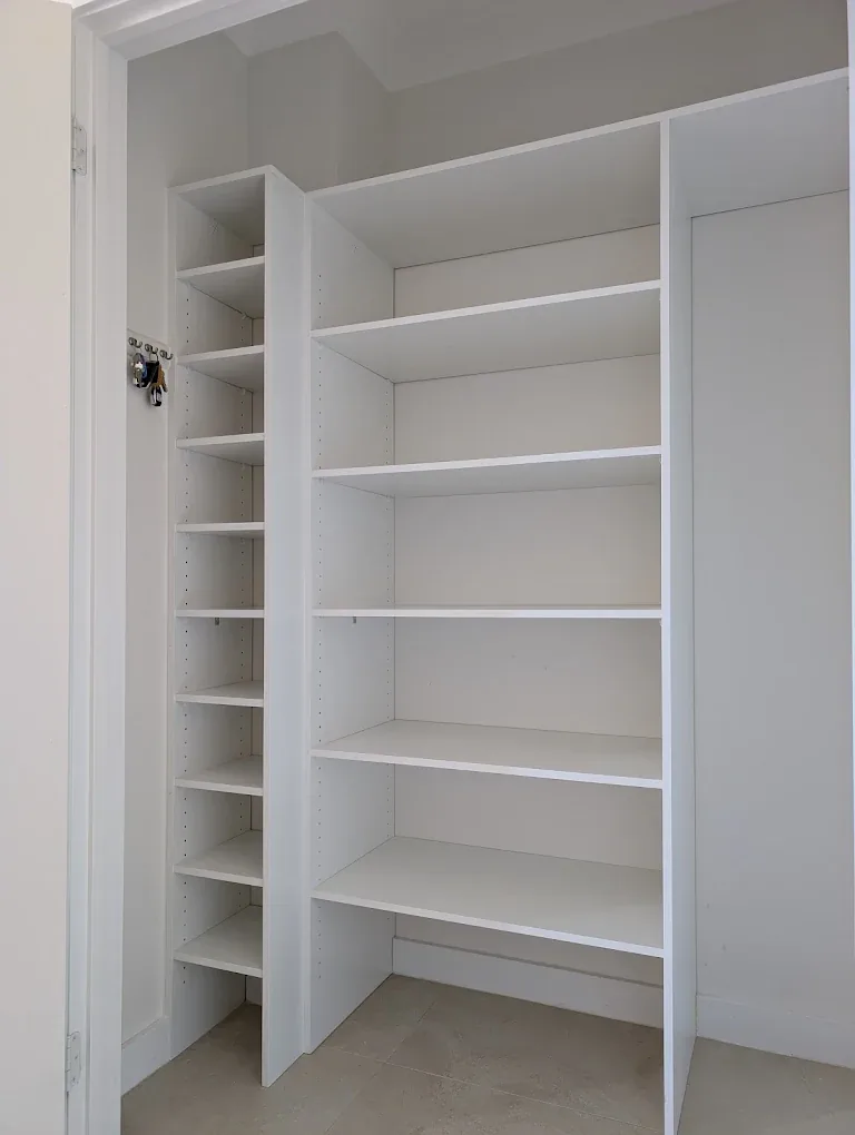 Custom cabinetry and storage